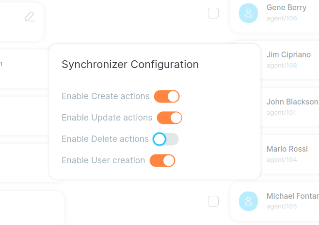 SYNC settings 2