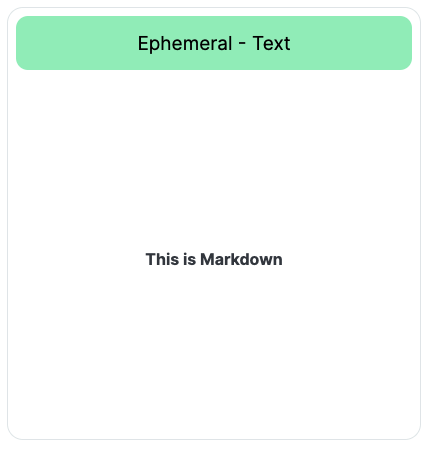 Wallboard Widget Text State